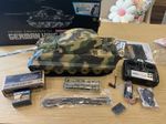 Radio Remote Control RC Tank Heng Long German King Tiger Henscnel T Version 7 -