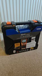 Brother P-touch PT-E560BT Handheld Thermal Bluetooth Label Printer With 4 Tapes