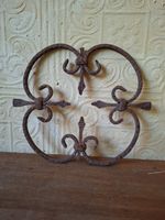 Antique Reclaimed Wrought Iron Decorative Piece