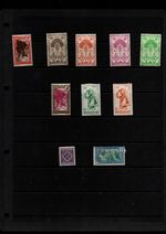 STAMPS MADAGASCAR  10 STAMPS  MINT HINGED