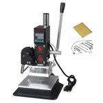 500W Hot Foil Stamping Machine 10x13cm Digital Temp Control Manual Embossing UK