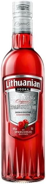 Spanguoliu Lithuanian Cranberry Vodka 50cl 40% ABV Flavoured