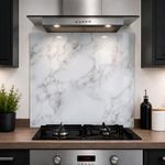 Printed Glass Kitchen Splashback 6mm Toughened Heat Resistant Hob Design No 2057