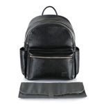 Baby Changing Bag Travel Changing Mat Diaper Bag Black Backpack Large Nappy Bag