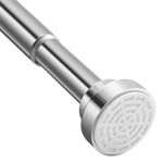Telescopic Shower Curtain Pole Rail Rod Bath Door Window Curtain Rail Extendable