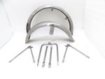 NEW MATCHLESS G3L AJS 16M MILITARY MODEL FRONT & REAR MUDGUARD + STAYS