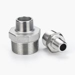 Stainless Steel 304 Bsp Male to Male Reducing Adaptors ,Reducing Hexagon Nipples