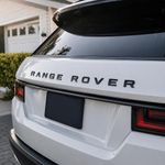 3D Gloss Black Hood Letters Range Rover Sport Evoque Tailgate Emblem Badge