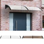 Outdoor Curved Window Porch Door Canopy Shelter Awning UV Water Cover 75x195cm