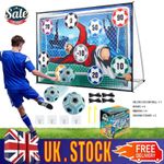Kids Soccer Ball Game Set with Mat Goals Indoor Outdoor Football Training Toy 8+
