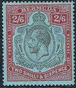 BERMUDA 1927 2/6 black and carmine on - 45103