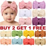 Baby Rabbit Headband Elastic Bowknot Hair Band Girls Bow-knot Newborn Bow New