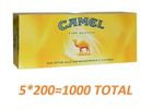 1000  (5×200) CAMEL EMPTY TUBES