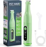 Dog Paw Trimmer with LED Light, 20Mm Widen Blade Electric Dog Clippers for Groom