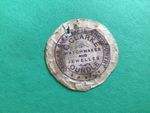 Watchmaker & Jeweller C. Clarke Oundle vintage  paper Seal  A11935