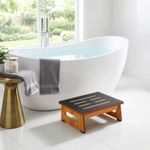 Heavy Duty Wooden Step Stool for Adults & Seniors – 450 lbs Capacity