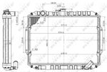 NRF-OE 503486 Radiator, engine cooling for MITSUBISHI