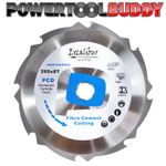 EXCALIBUR PCD Blade Fibre Cement Saw Blade 260mm x 30mm 8T - Polycrystalline