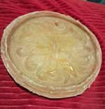 Handmade latex/ rubber mold resembles a Green Man or foliage spirit 