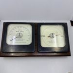 Vintage Thomas Walker Marine Wind Speed & Direction Gauges Nautical Panel