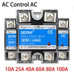 10A-100A Single Phase MGR-1 Solid State Relays Module AC 70-280V to AC 240-480V