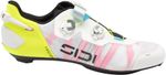 Sidi Wire 3 Road Shoes Men's White/Yellow Fluo - Carbon Sole, Micro Matrix Size