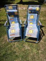 Vintage Lafuma "Ibiza" Garden Folding Sun Deck Chair, Camping, Recliner Used