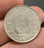 Estonia, 1933 AR Kroon, Lightly Toned, Sharp