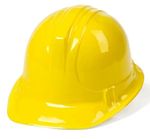 Hat Plastic Builders Yellow