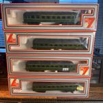 Lima First Class Coaches Green S15874 x 4 Vintage Model Railway HO