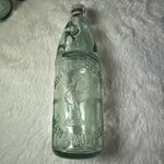 Antique HOYLE & BISHOP Codd Bottle CRAWSHAW BOOTH 9” vgc