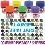 LARGE 23ml JARS TAMIYA ACRYLIC PAINTS, FLAT/MATT COLOURS - BEST VALUE FOR MONEY
