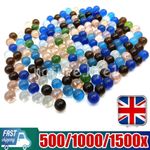 500-1500X Coloured Glass Marbles | Traditional Vintage Classic Kids Toys Games
