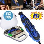 Dremmel Grinding Cutting Polishing Hobby Drill Rotary Multi Tool W/ 252Accessory