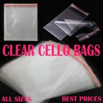 Cellophane Bags Self Seal Cello OPP Clear Plastic Bag A3 A4 C4 A5 C5 A6 C6 C7 DL