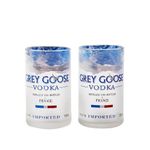 Grey Goose Vodka Bottle Glass | Upcycled Tumbler | Eco Barware Gift