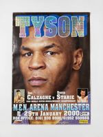 Original Vintage Iron Mike Tyson vs Julius Francis, Calzaghe Boxing Fight Poster
