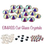 1440 x Factory Direct EIMASS® Flat Back DMC Hot Fix Glass Rhinestones, Gems,7767