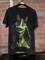 Vintage 90’s Jar Jar T-Shirt Vtg Star Wars Movie Tee Size Medium 
