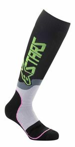 ALPINESTARS MX PLUS 2 BOOT SOCKS BLACK GREEN PINK MOTOCROSS MX ENDURO CHEAP NEW
