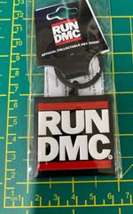 Run Dmc Classic Logo Square High Quality Metal Key Ring Officially Licensed