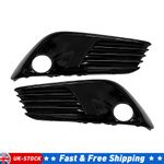 Front Fog Light Trim Grilles Pair For Toyota Auris 2015-2019 Left Right Black UK