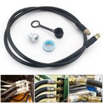 6' 10000Psi High Pressure Hydraulic Hose CH-604 Coupler 3/8" Thread Hydraulic