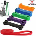 MAXSTRENGTH Pull Up Resistance Bands Heavy Duty Home Gym Fitness Exercise Tube