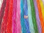 Joblot of 24 strings(2880) mixed colour 4mm round Crystal beads new wholesale B