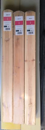 3xPine Newel Base 915mm.90x90mm.Cheshire Mouldings. CMB915P. Great Condition