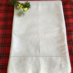 Vintage French Linen Metis Dbl Sheet Cream