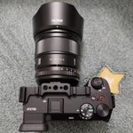 Half Cage Rig For Sony A6700 Camera Quick Release Plate Hand Grip