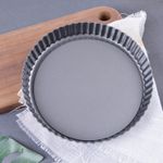 Pie Tart Tin 22cm Non Stick Baking Tray Cake Pan Removable Loose Bottom