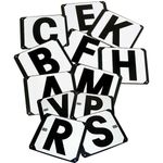 Screw-On Metal Dressage Arena Markers Letters x 12 A,K,E,H,C,M,B,F,V,P,R,S